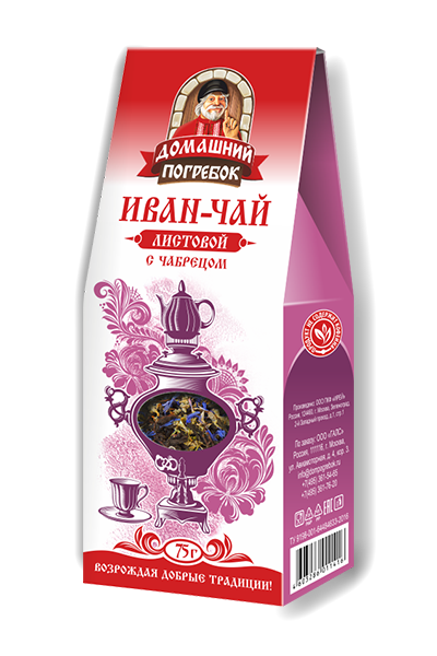 Ivan-Chay With Thyme#06 12X75gr 100% Natural Loose Tea